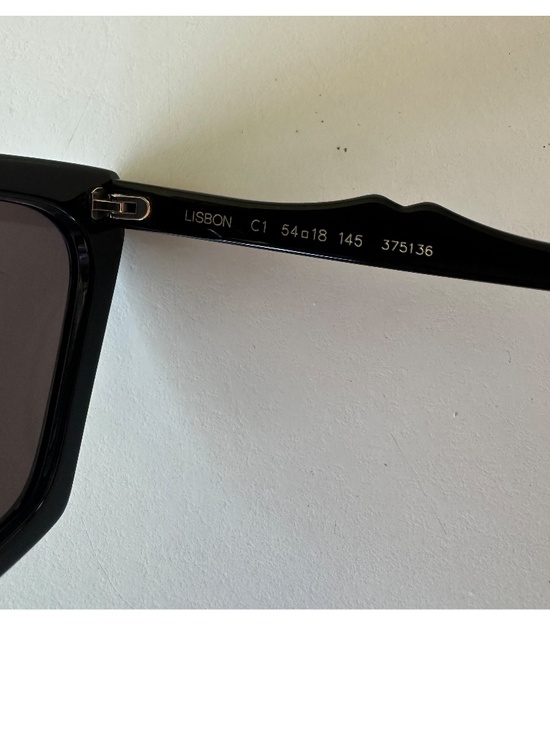 Illesteva Lisbon designer black sunglasses handmade in Italy main image 4
